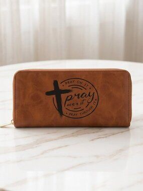 Brown Cross Wallet